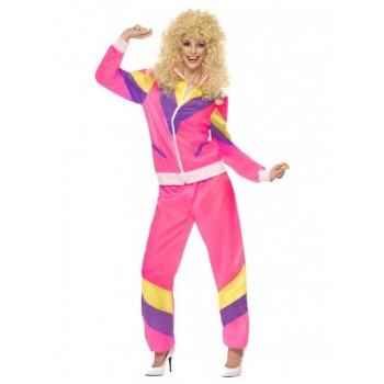 Pink 80's Tracksuit #1 ADULT HIRE